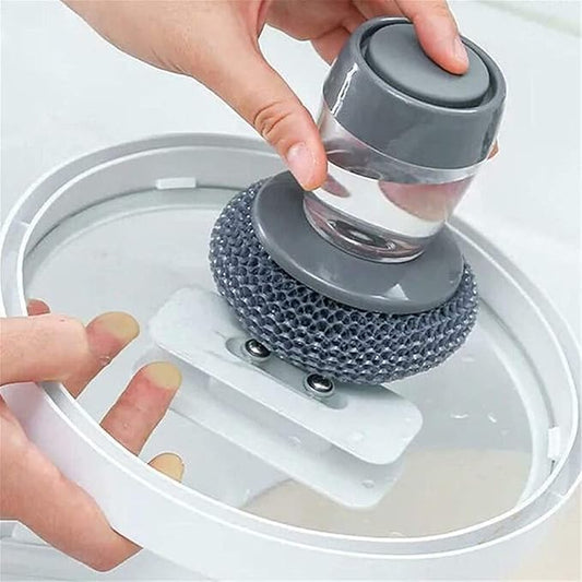 Soap Dispensing Dish Brush | No More Soapy Hands 🔥