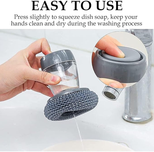 Soap Dispensing Dish Brush | No More Soapy Hands 🔥