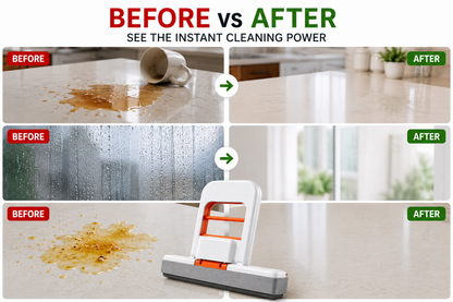 Mini Foldable Sponge Mop for Kitchen | Self-Squeeze Cleaning Mop | COD Available